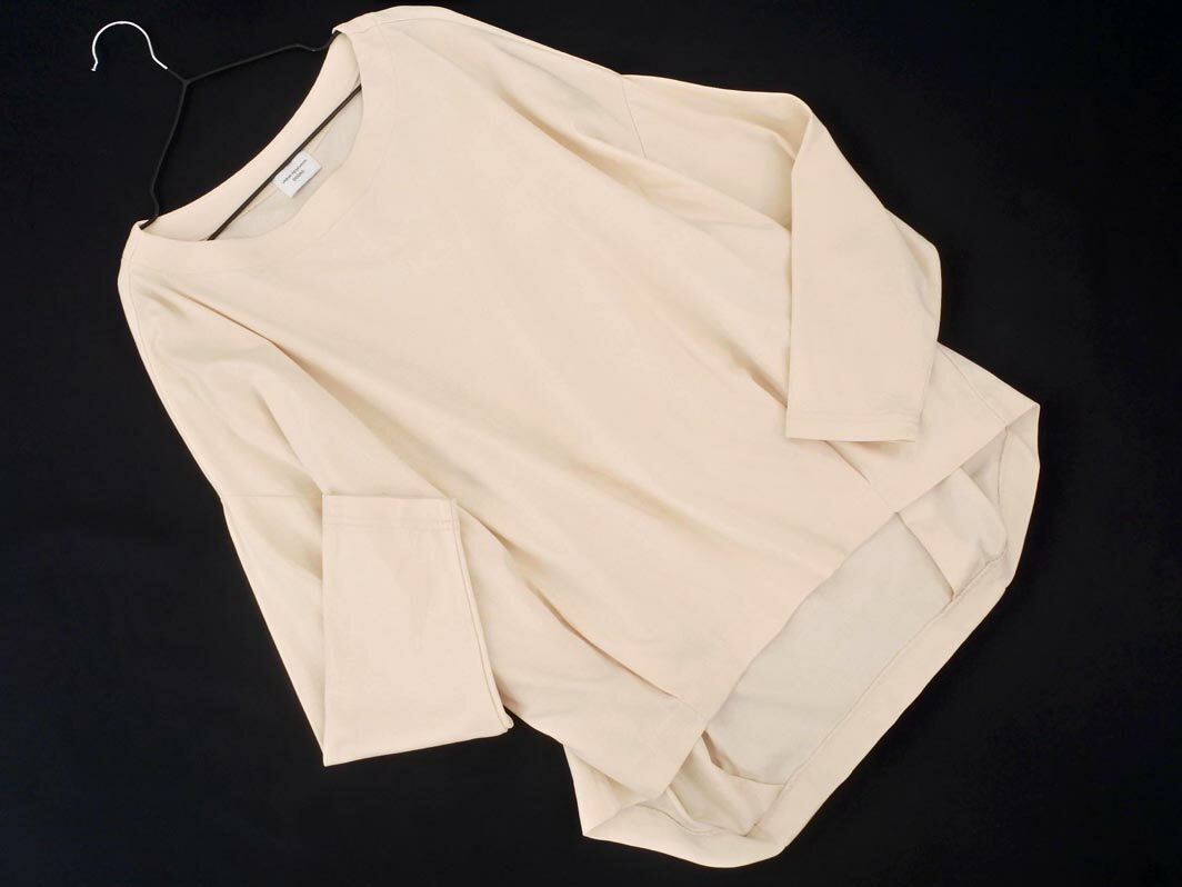 ネコポスOK URBAN RESEARCH DOORS アーバンリサーチドアーズ プルオーバー カットソー sizeOne/ライトベージュ ■◇ ☆ ekb4 レディース【USED】【中古】【古着】【ブランド古着買取・販売ABJ】