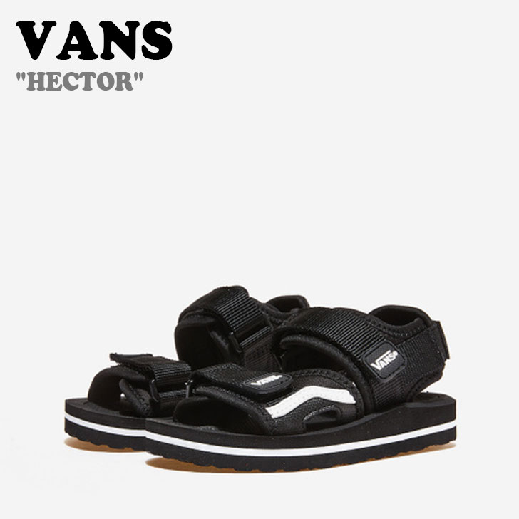 バンズ サンダル VANS 男の子 女の子 HECTOR ヘクトール キッズ BLACK ブラック V5188K シューズ 【中古】未使用品