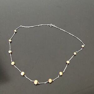 【送料無料】アクセサリー　ネックレスコリアーアルジェントマッシフビンテージcollier fantaisie vintage en argent massif avec fausses perles