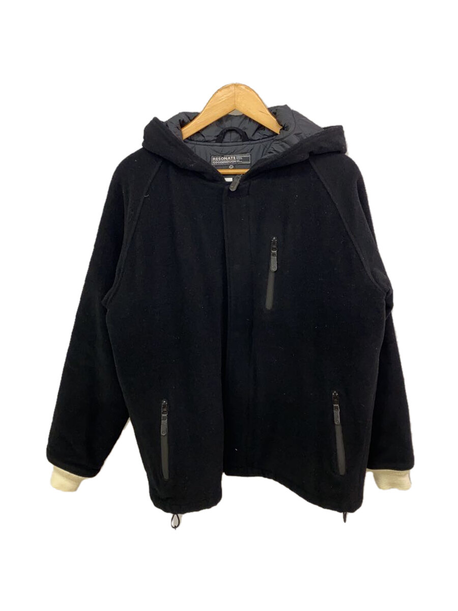【中古】RESONATE GOOD ENOUGH◆ブルゾン/L/ウール/BLK/RSE-0623【メンズウェア】