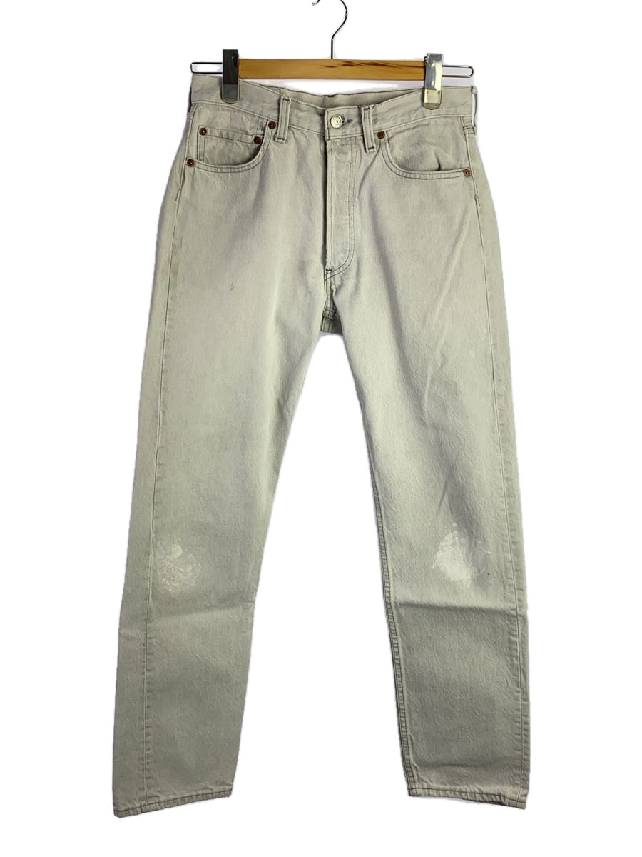 【中古】Levi’s◆ストレートパンツ/29/デニム/GRY【メンズウェア】