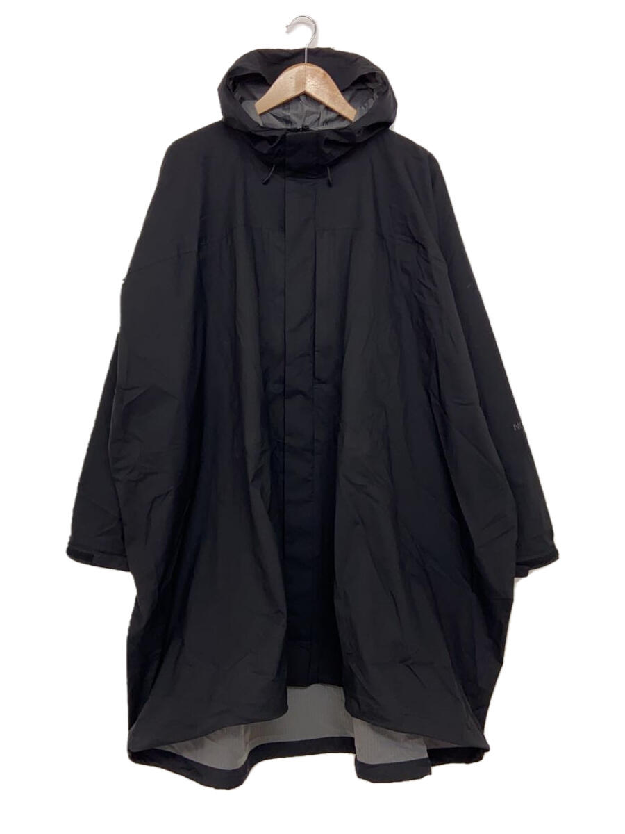 【中古】THE NORTH FACE◆TAGUAN PONCHO_タグアンポンチョ/L/ナイロン/BLK【メンズウェア】