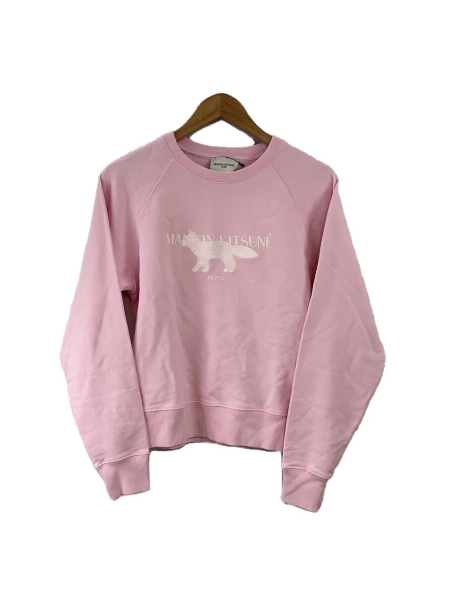 【中古】MAISON KITSUNE◆スウェット/S/コットン/PNK/IW00342KM0001//【レディースウェア】