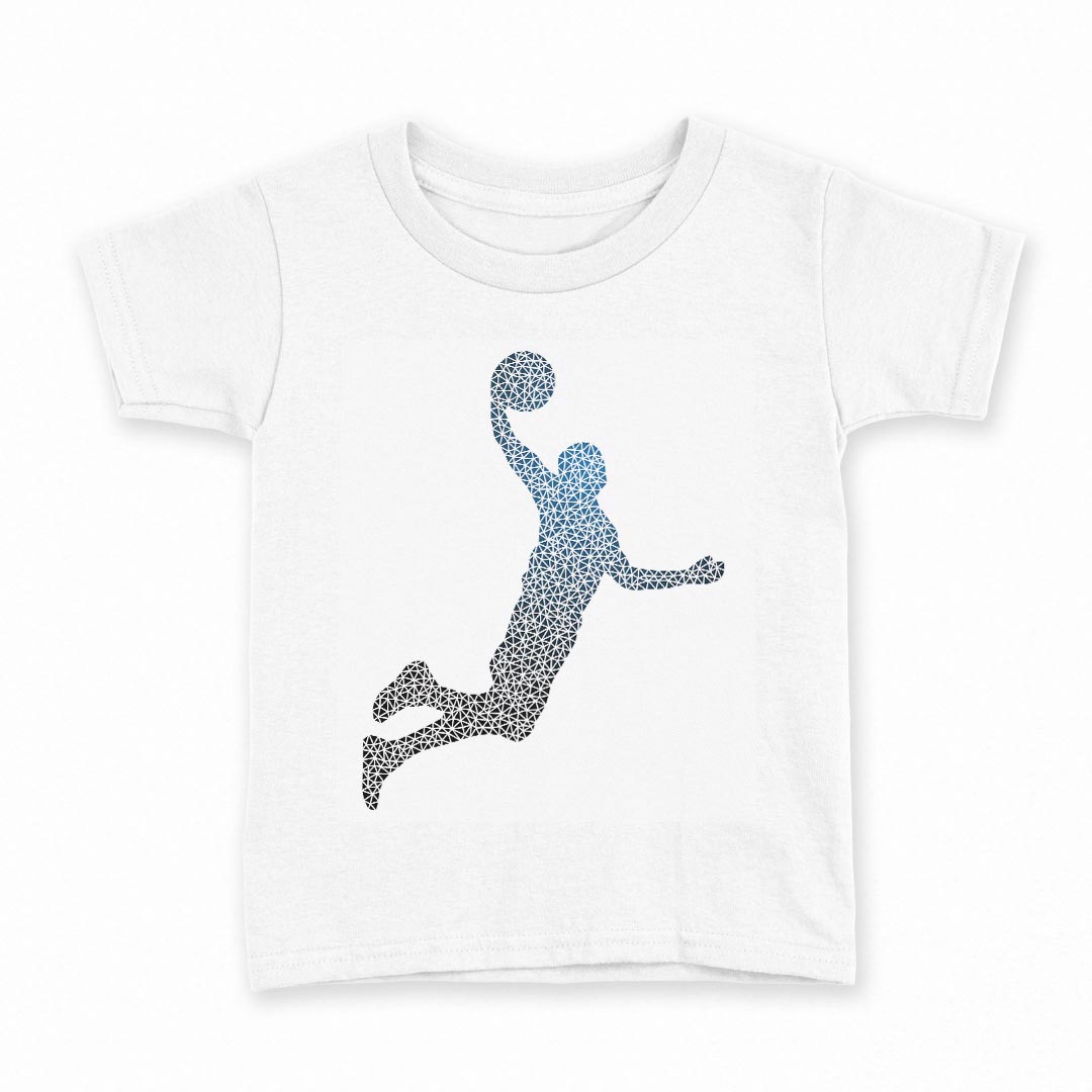 tシャツ キッズ 半袖 白地 デザイン 120 サイズ Tシャツ ティーシャツ T shirt 020035 スポーツ バスケット