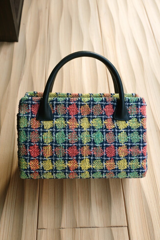 【10％OFFクーポン対象】 [京都富小路きねや] 和装バッグ　小町袋ミニ ファンシーツイード(11) ＃リントン・ツイード