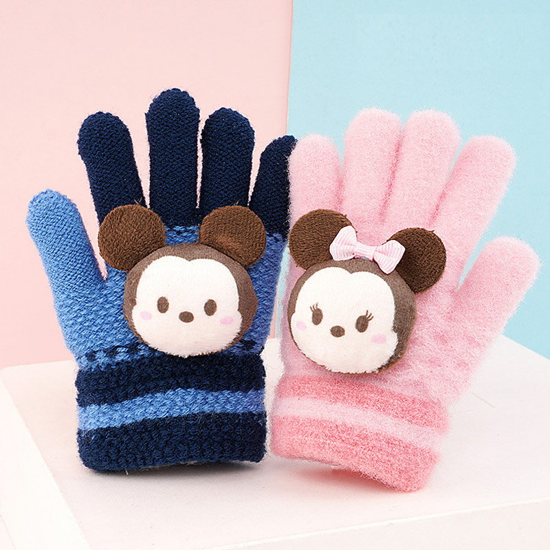 1-3才 キッズ 子供 グローブ 手袋 ツムツム 襟巻き マフラー ディズニー Disney 並行輸入品 【キャラクター グッズ ごっこ遊び なりきり 男の子 ミッキー ミニー】
