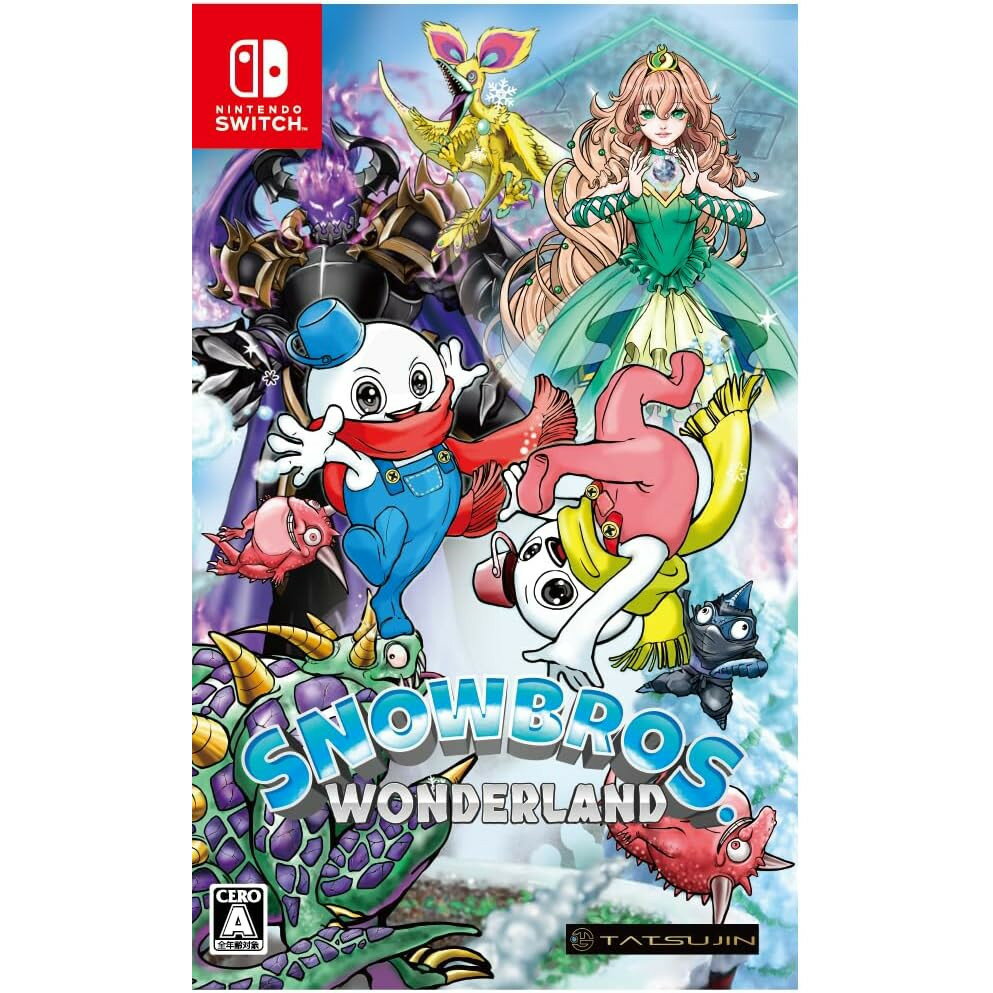 【中古】[Switch] SNOW BROS. WONDERLAND(スノーブラザーズワンダーランド) 通常版 TATSUJIN(20241128)