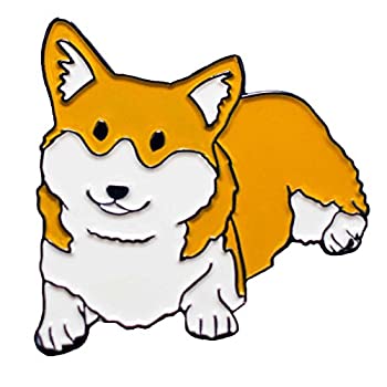 【中古】【輸入品・未使用】ダークスパークDecals Smilingコーギー、コーギーLove 1」エナメルピン???完璧なギフトfor Dog Lovers