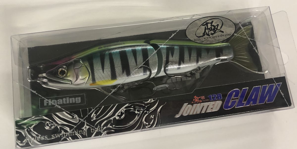 ガンクラフト 邪鮎 ジョインテッドクロー128F ヴィジブルシルバーシャッド