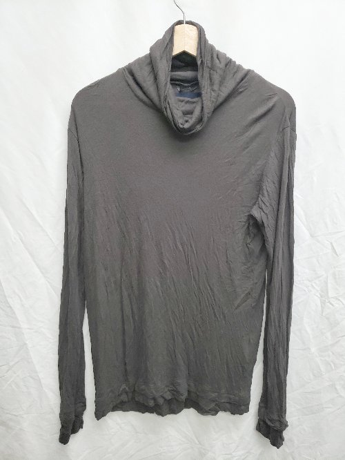 ◇ nano universe ナノ ユニバース 長袖 カットソー サイズL ダークグレー レディース P 【中古】