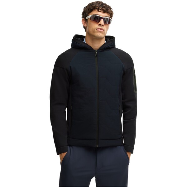 【送料無料】 ボス メンズ ジャケット・ブルゾン アウター Boss K Desert Hy 10266408 01 Dark Blue 402