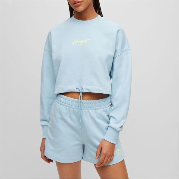 【送料無料】 フューゴ レディース パーカー・スウェット アウター Delive Sweatshirt Light Blue