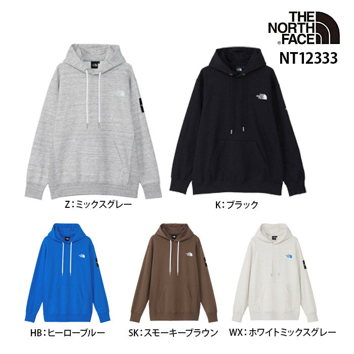 THE NORTH FACE SQUARE LOGO HOODIE ノースフェイス スクエアロゴフーディ（ユニセックス） NT12333 ユニセックス スウェット トレーナー パーカ