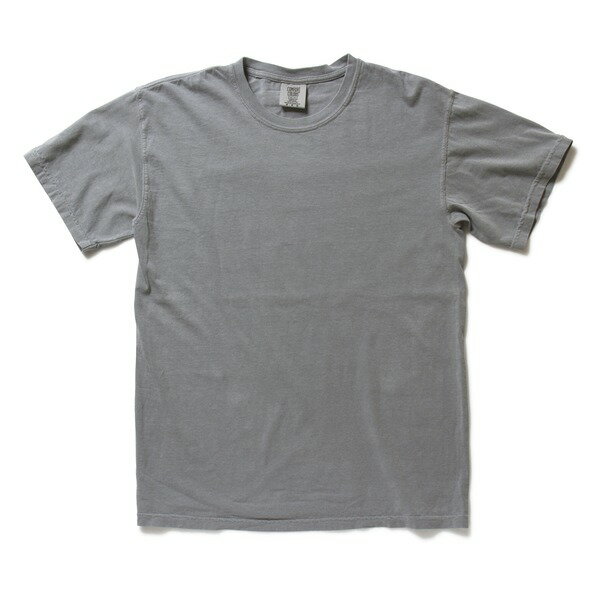 Tシャツ M グレー 綿100％ 50回 ウォッシュ加工 ガーメント後染め 6.2オンス ヘビーウェイト 半袖 ティーシャツ