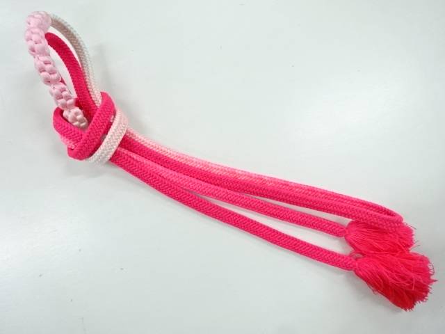 正絹　手組み帯締め【リサイクル】【中古】【着】 宗sou(prc)