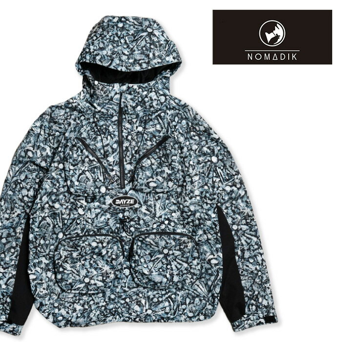 日本正規品 スノーボード ウェア ジャケット ノマディック NOMADIK ANORAK JKT Dayze UNISEX REGULAR FIT レギュラーフィット メンズ レディース 男性 女性 アノラック 23-24