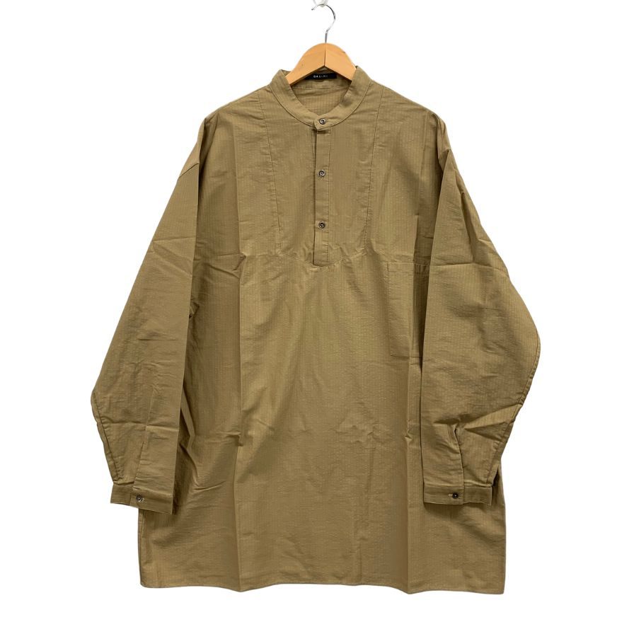 カシミ プルオーバーシャツ カーキ系 サイズ15.5 QASIMI 【AFB37】【中古】