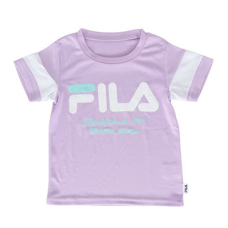 フィラ（FILA）（キッズ）ジュニア ガールズ 半袖Tシャツ 1447253-LAV