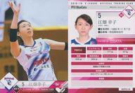 【中古】スポーツ/レギュラーカード/-/2018-19 V・LEAGUE女子公式トレーディングカード RG(PFU)-05 [レギュラーカード] ： 江畑幸子