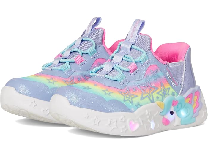 (取寄) スケッチャーズ スニーカー キッズ ガールズ スケッチャーズ ハンズフリー ユニコーン チャーマー SKECHERS KIDS girls Skechers Hands Free Slip-Ins, Unicorn Charmer 302297N (Toddler) Lavendar/Multi