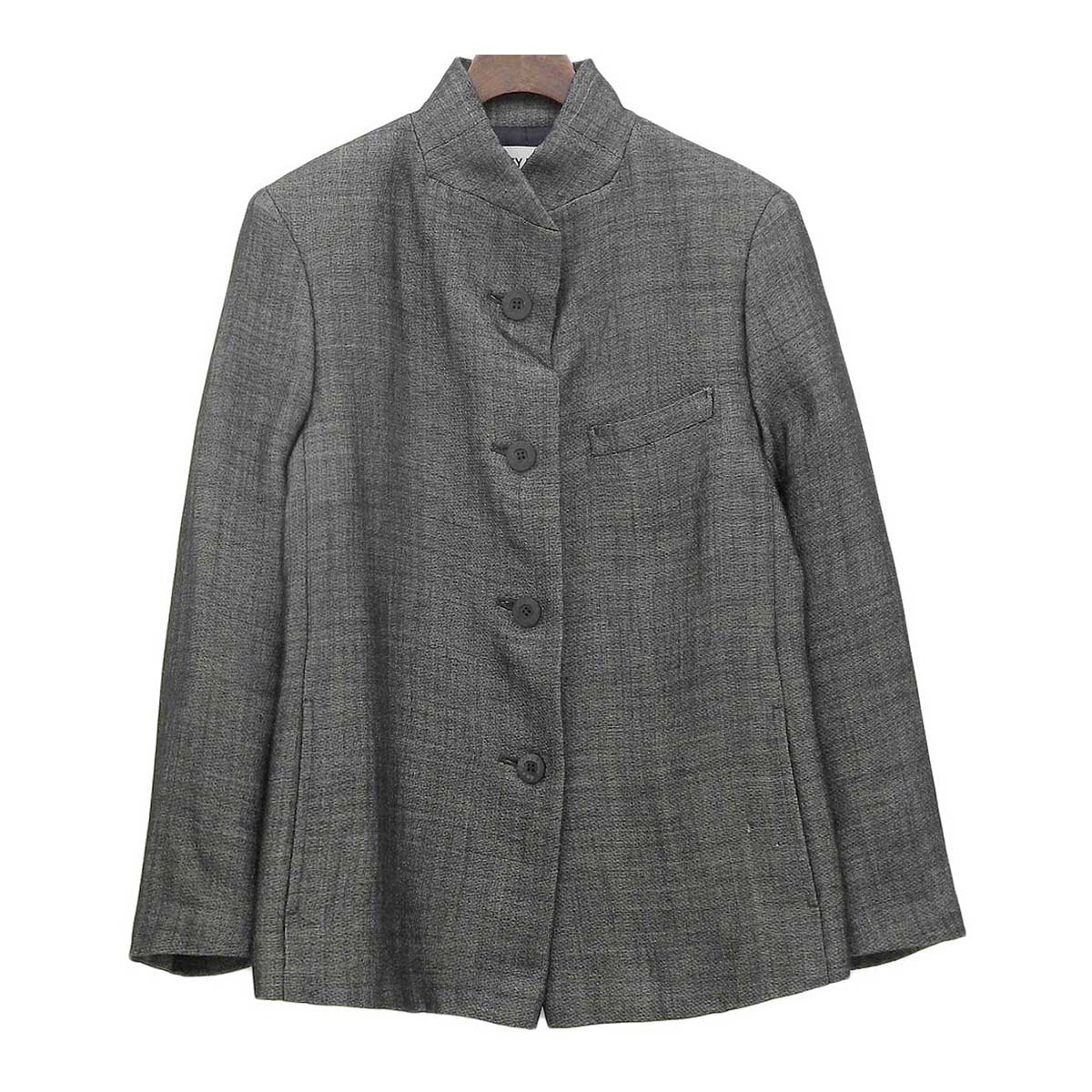 イッセイミヤケ ウール ジャケット レディース グレー ISSEY MIYAKE 【中古】 【アパレル・小物】