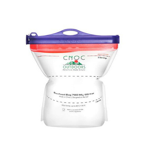最強翌日配送 クノック CNOC バックフードバッグ 650ml パープル [CN-CSBP Buc Food Bag Purple フードバッグ 保存容器]