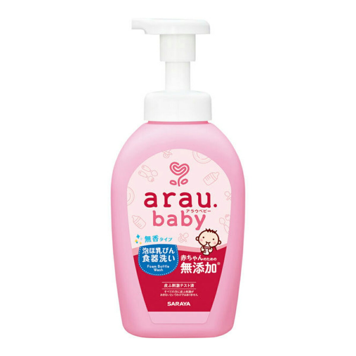 【×12本セット送料込み】アラウ．ベビー　泡 ほ乳ビン食器洗い　500mL (4973512258190)1ケース販売