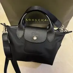 新品未使用 LONGCHAMP ルプリアージュハンドバッグXSサイズ黒