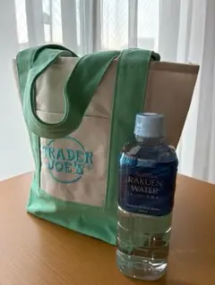 【新品タグ付】Trader Joe's ミニトート パステルグリーン 限定カラー