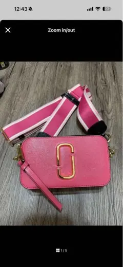 MARC JACOBS ショルダーバッグ ピンク