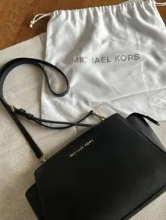 MICHAEL KORS ブラック ショルダーバッグ 保存袋付き