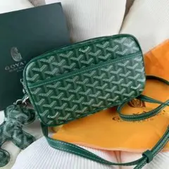 現物✅ Goyard グリーン ショルダーバッグ