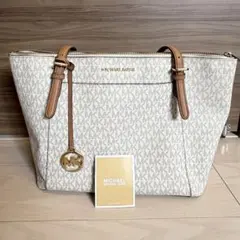 MICHAEL KORS MKロゴ トートバッグ ホワイト