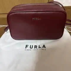 FURLA ショルダーバッグ ボルドー1度のみ使用(期間限定)