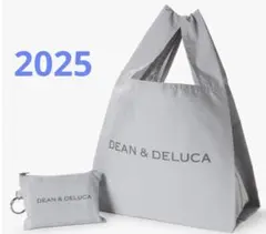 DEAN & DELUCAポーチ付きエコバッグ✨グレー