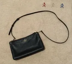COACH ショルダーバッグ ブラック レザー