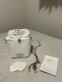 Maison Margiela 5AC バケットバッグ ホワイト