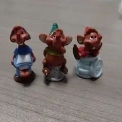 シンデレラ　ジャック　ガス　ネズミ　フィギュア　ディズニー　レトロ