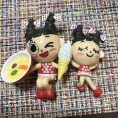 スガキヤ　ふちっ子ちゃんフィギュア 2体セット