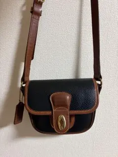 COACH ショルダーバッグ レザー ブラック ブラウン