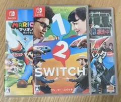 Switch ソフト 1-2-Switch マリオラビッツ 逃走中 戦闘中