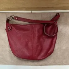 FURLA フルラ レザー ショルダーバッグ レッド