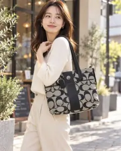 COACH シグネチャー トートバッグ ブラック